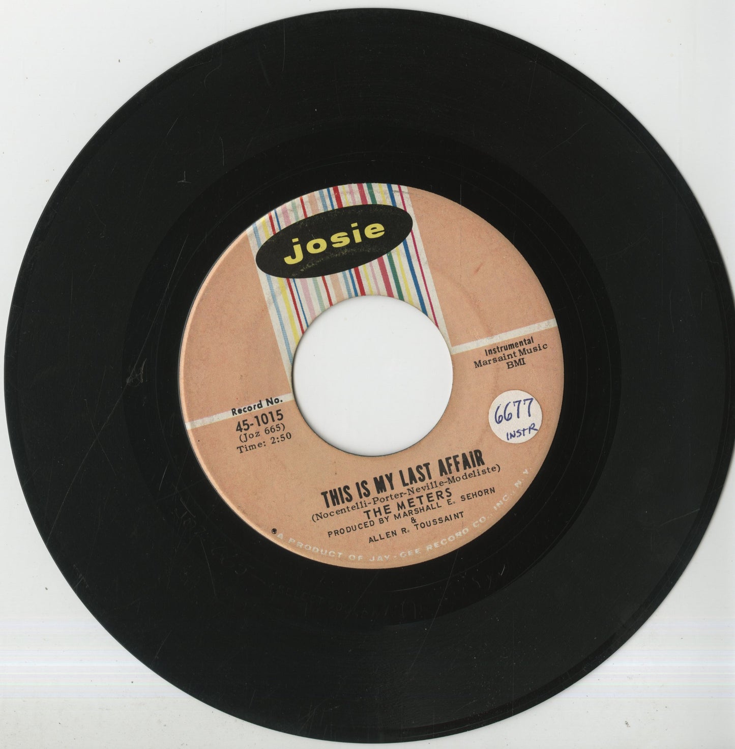 The Meters / ミーターズ / Look-Ka Py Py / This Is My Last Affair -7 (45-1015)