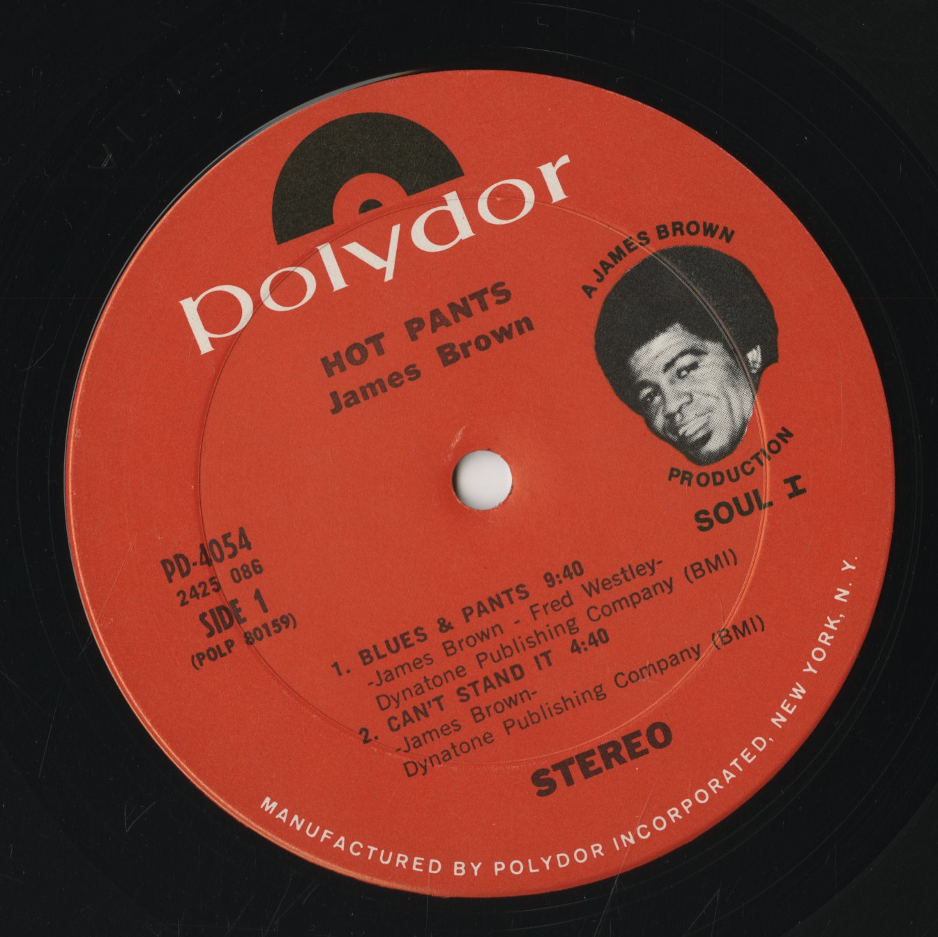 James Brown / ジェイムス・ブラウン / Hot Pants (PD4054)
