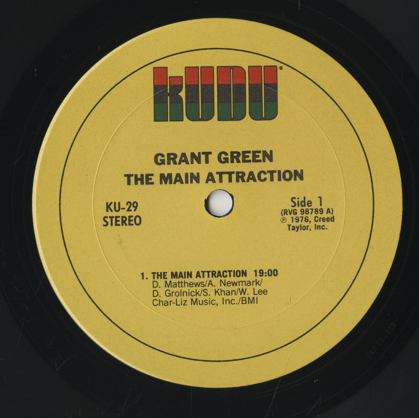 Grant Green / グラント・グリーン / The Main Attraction (KU29)