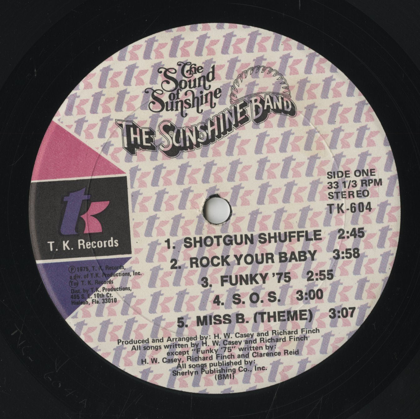 The Sunshine Band / サンシャイン・バンド / The Sound Of Sunshine (TK-604)