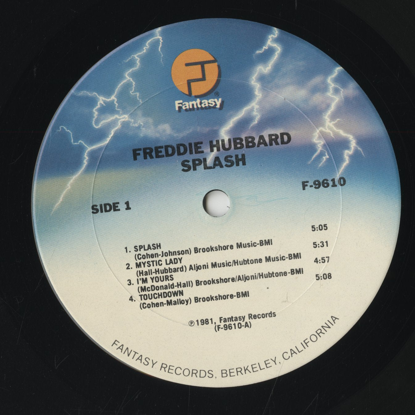Freddie Hubbard / フレディ・ハバード / Splash (F-9610)