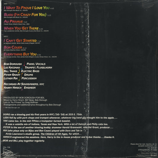 Bob Dorough - Skabadabba (PNL 7781) LP 1987 US Pinnacle|中古LP