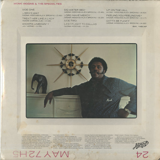 Monk Higgins / モンク・ヒギンス / Heavyweight (UAS 5592) USオリジナル盤・未開封シールド