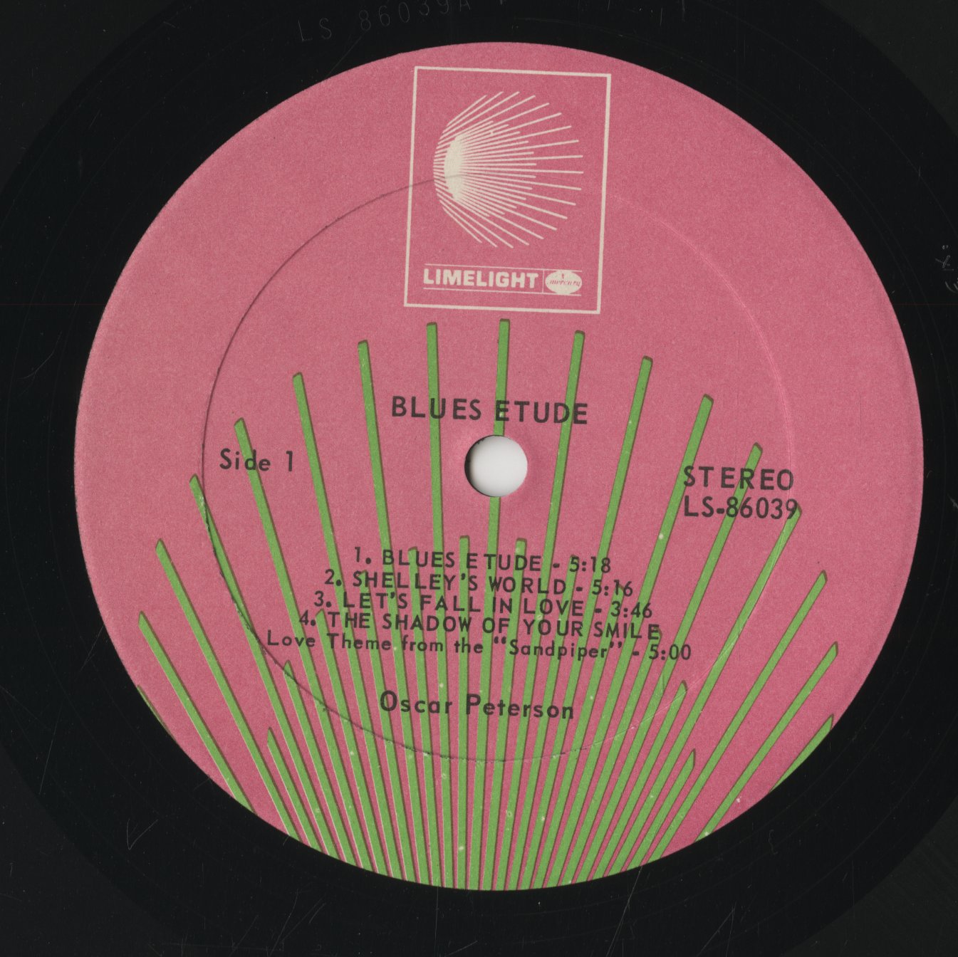 Oscar Peterson / オスカー・ピーターソン / Blues Etude (LS-86039)