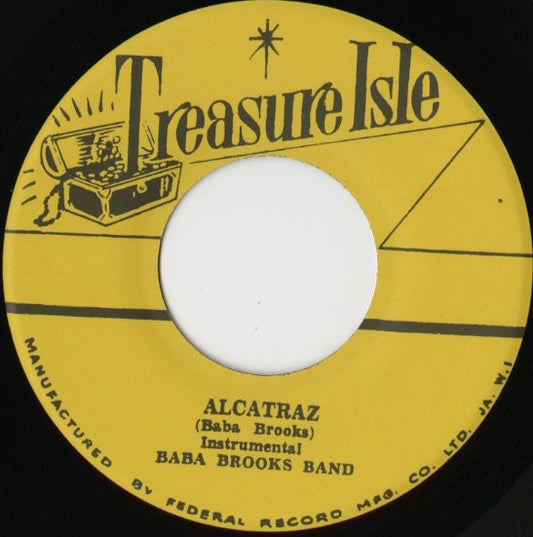 Alton Ellis Baba Brooks『Alphabetically Yours / Alcatraz』JPN Treasure Isle 7inch(T003)未発表スカ音源 正規復刻 back