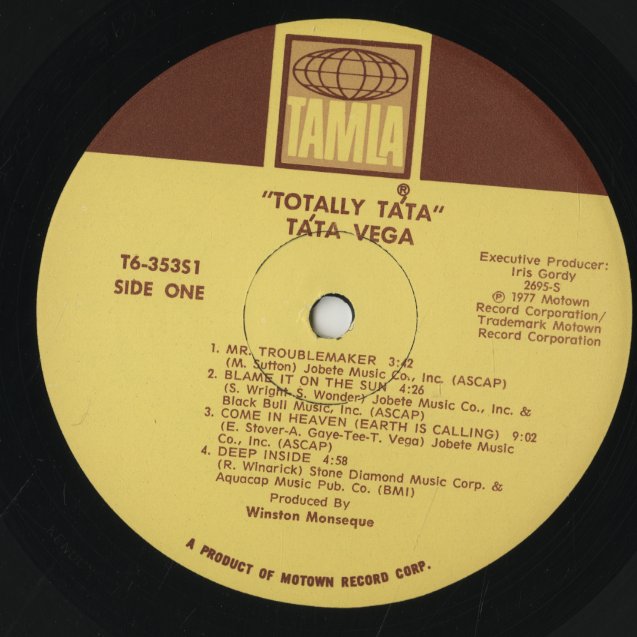 Tata Vega / タタ・ヴェガ / Totally Tata (T6-353S1)