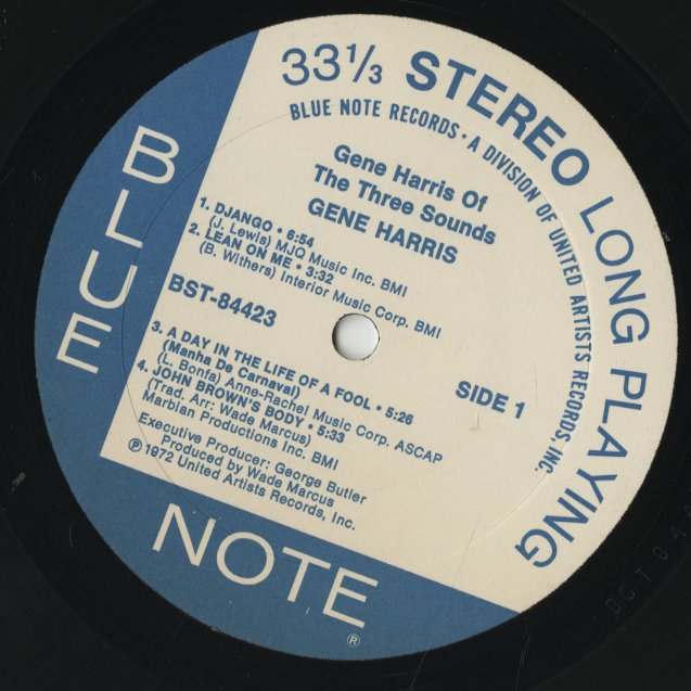 Gene Harris / ジーン・ハリス / Gene Harris Of The Three Sounds (BST-84423)