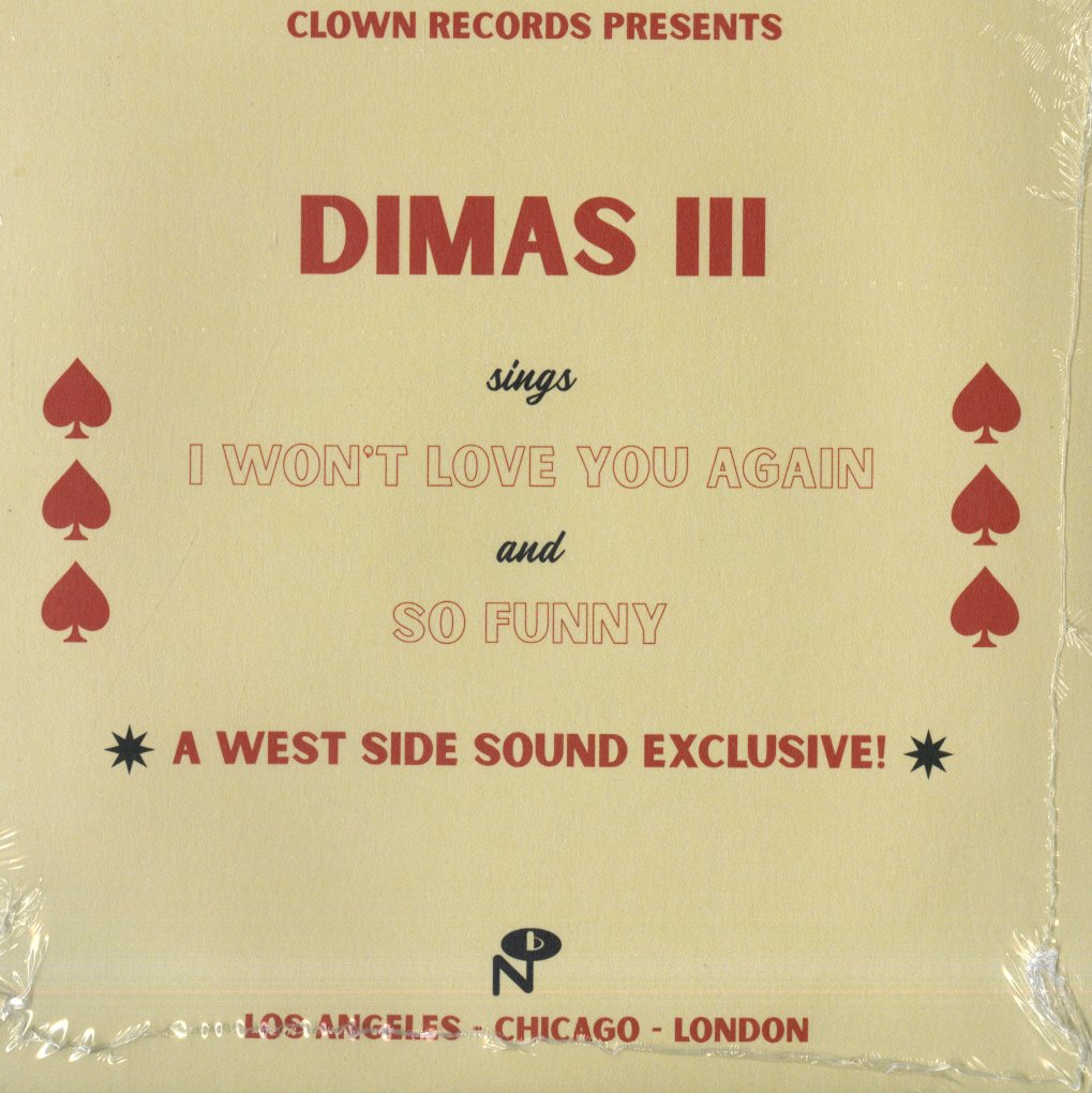 Dimas III / I Won't Love You Again - So Funny (ES-084)