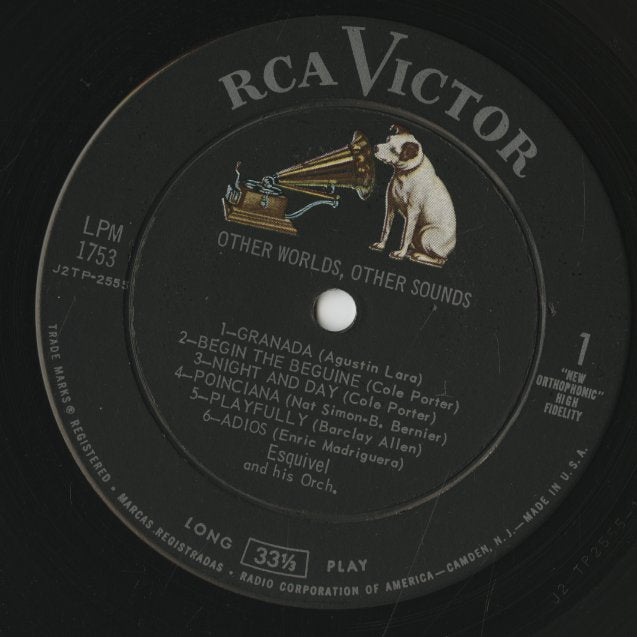 Esquivel / エスキヴェル / Other Worlds Other Sounds (LPM1753) US RCA MONO