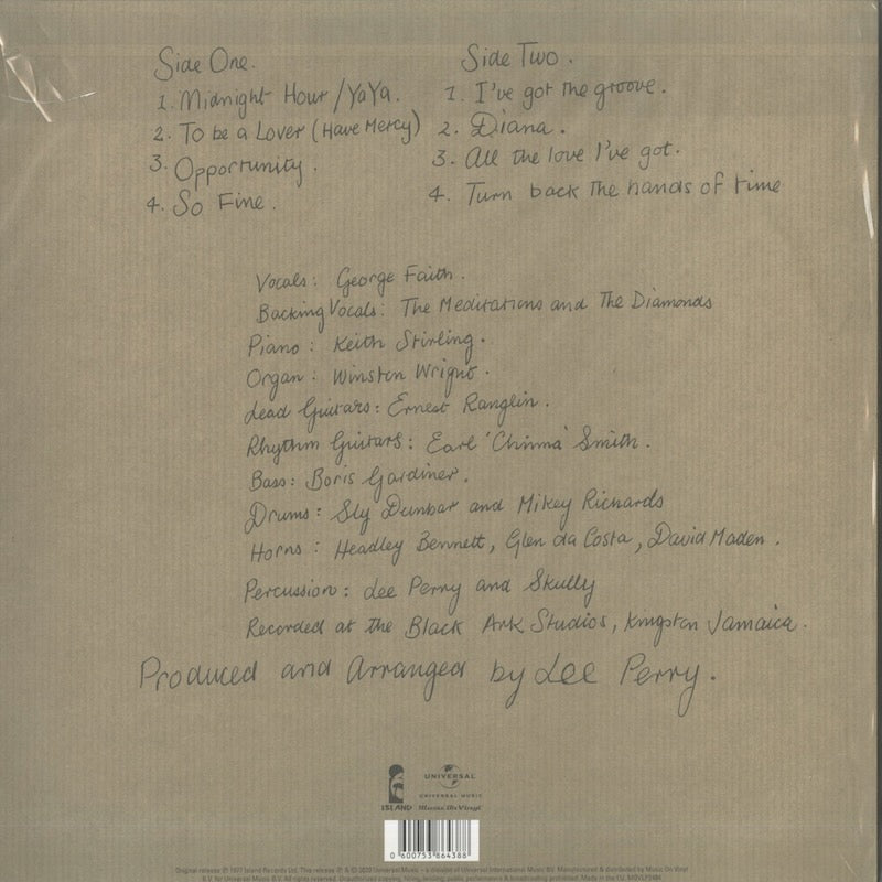 George Faith / ジョージ・フェイス / To Be A Lover - 180g Audiophile vinyl pressing (MOVLP2404)