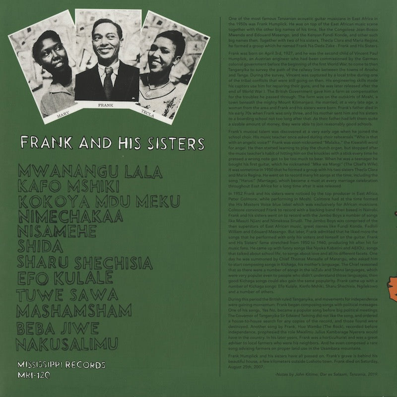 Frank And His Sisters  / フランク＆ヒズ・シスターズ (MRI-120)