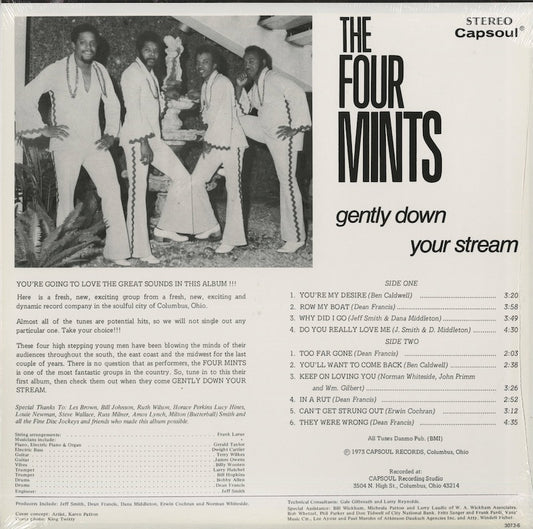 The Four Mints - Gently Down Your Stream (NUM1213LP) 2021 US Numero Group|新品LP back