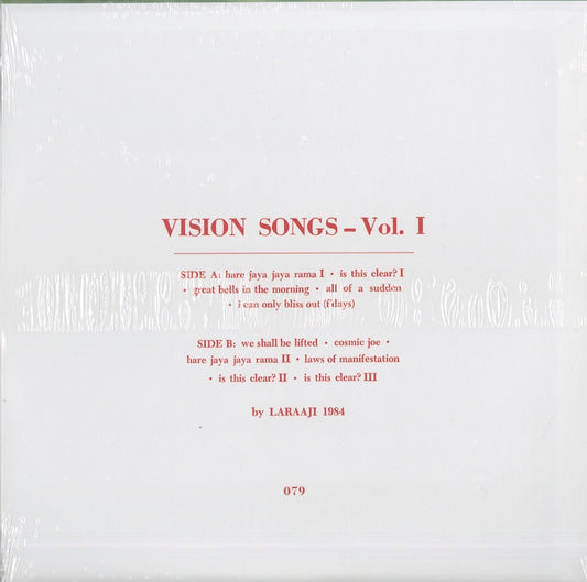 Laraaji - Vision Songs Vol.1 (NUM079) 2018 US Numero Group|新品LP back