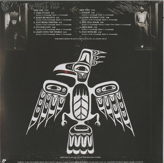Archie James Cavanaugh - Black And White Raven (NUM 812 -c1) 2022 US Numero Group|新品LP back