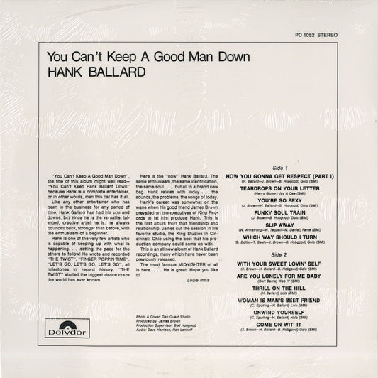 Hank Ballard / ハンク・バラード / You Can’t Keep a Good Man Down (PD1052)