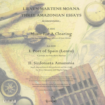 Lieven Martens Moana / リーヴォン・マーティス・モアーナ / Three Amazonian Essays (EM1165LP)