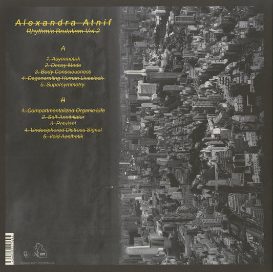 Alexandra Atnif / アレクサンドラ・アトニフ / Rhythmic Brutalism Vol.2 (EM1169LP)