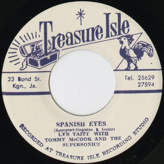 Justin Hinds & The Dominos / ジャスティン・ハインズ&ドミノス / Why Should I Worry / Spanish Eyes -7 (T024)