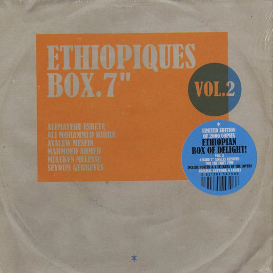 V.A./ Ethiopiques Box Vol.2 - Mulatu Astatke , Getatchew Mekuria - 6x45s Box Set (HS179VL)