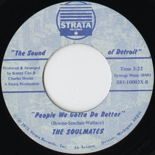 The Soulmates / ソウルメイツ / I'm Really Gonna Miss You - People We Gotta Do Better -7 (SRI10003X)