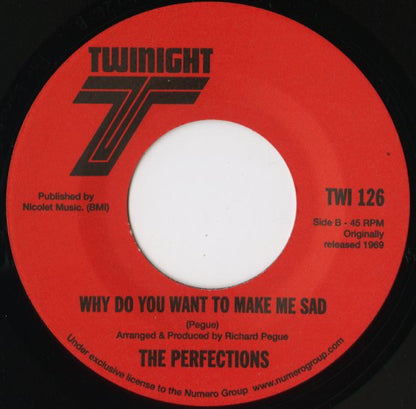 The Perfections / パーフェクションズ / Which One Am I / Why Do You Want To Make Me Sad -7 (TWI 126)