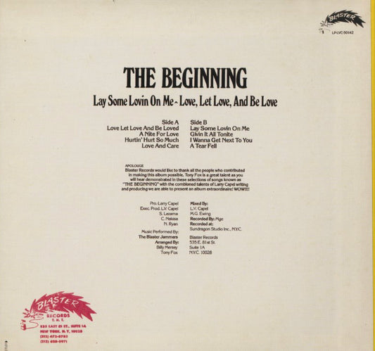 Tony Fox / トニー・フォックス / The Beginning -CD (SHOUT-275)