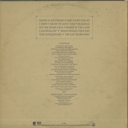 Helen Reddy / ヘレン・レディ / I Am Woman (ST-11068)