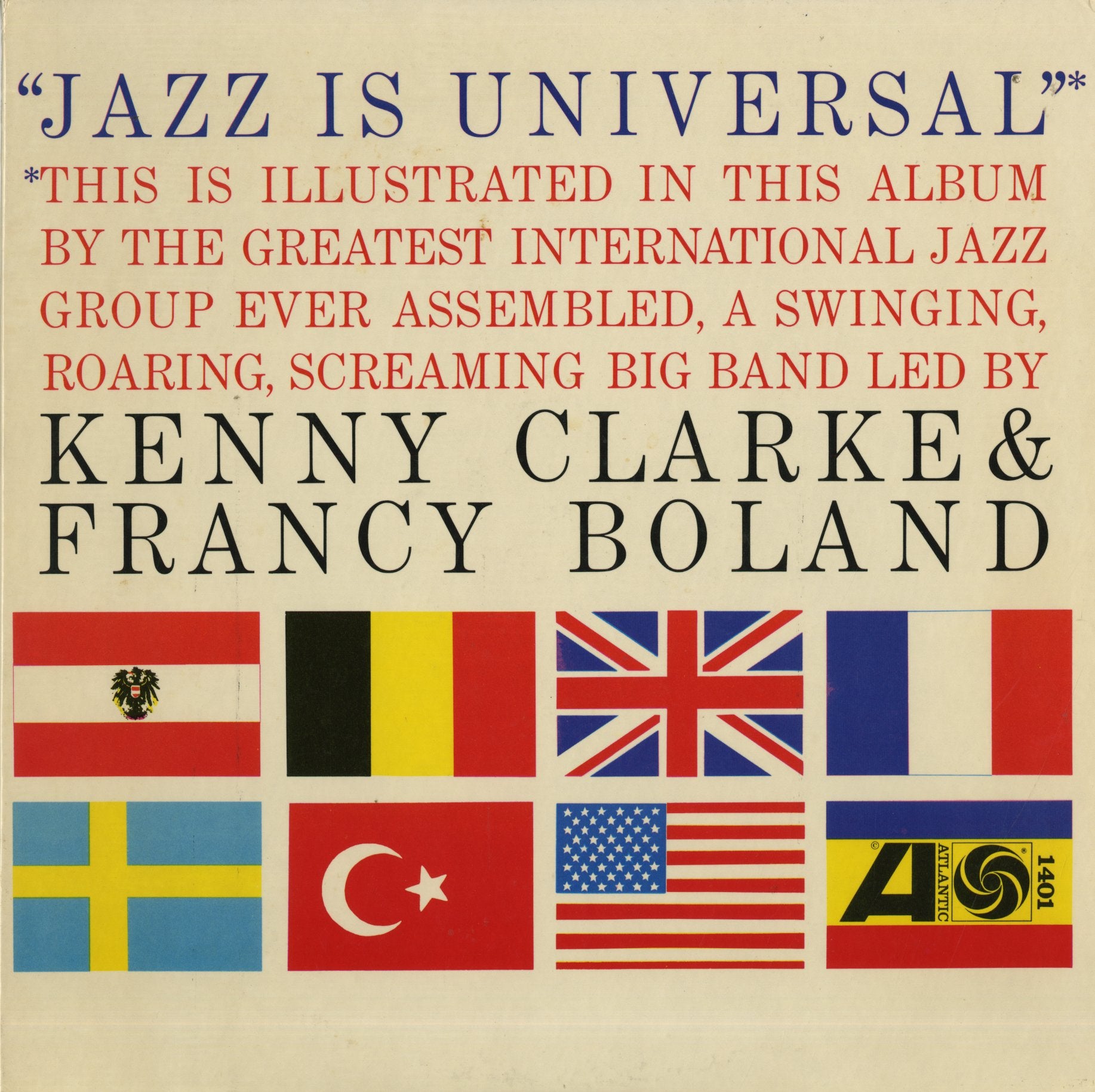 Kenny Clarke & Francy Boland / ケニー・クラーク・アンド・フランシー・ボランド / Jazz Is Unive –  VOXMUSIC WEBSHOP