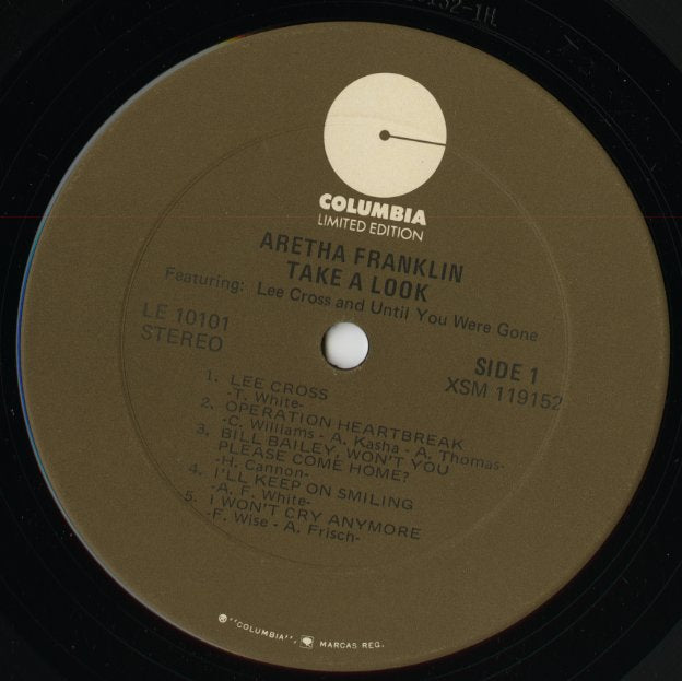 Aretha Franklin / アレサ・フランクリン / Take A Look (LE 10101)