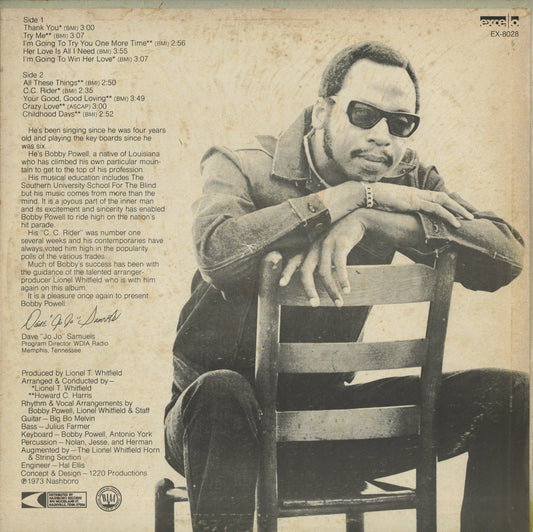 Bobby Powell / ボビー・パウエル / Thank You (EX-8028)