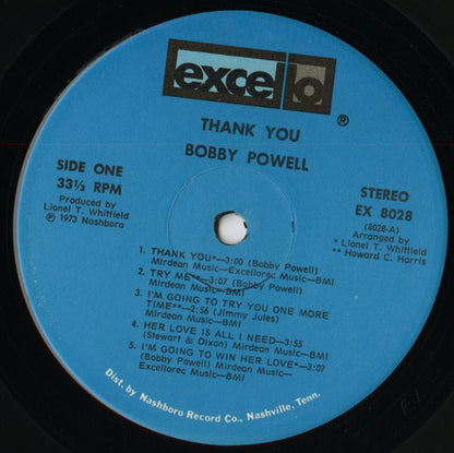Bobby Powell / ボビー・パウエル / Thank You (EX-8028)