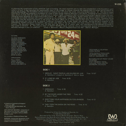 Fantastic Four / ファンタスティック・フォー / Night People (W-226)