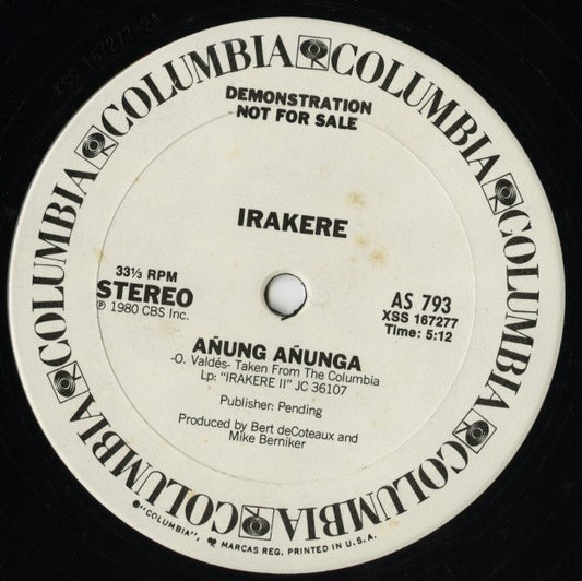Irakere / イラケレ / Anunga Anunga -12 (AS 793)