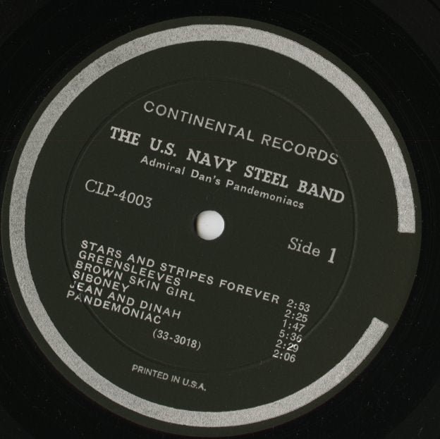 U.S. NAVY STEEL BAND / US ネイビー・スチール・バンド / U.S. NAVY STEEL BAND (CLP-4003)