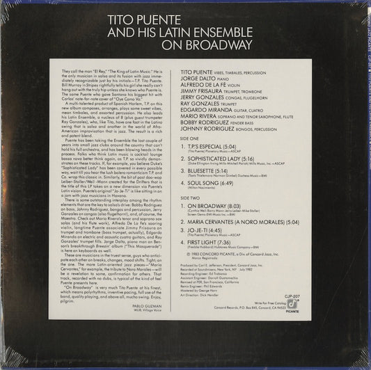 Tito Puente / ティト・プエンテ / On Broadway (CJP-207)