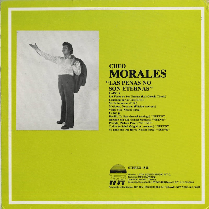 Cheo Morales / チェオ・モラレス / Las Penas No Son Eternas (TTH-1818)