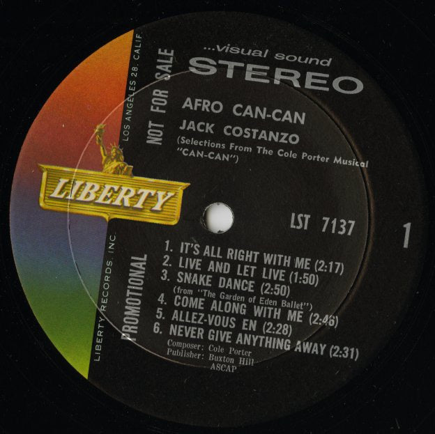 Jack Costanzo / ジャック・コスタンツォ / Afro Can Can (LST7137)