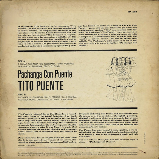 Tito Puente / ティト・プエンテ / Pachanga Con Puente (LP1083)