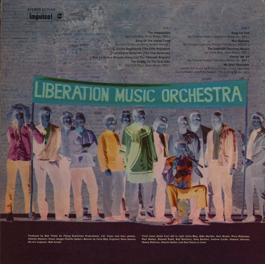 Charlie Haden / チャーリー・ヘイデン / Liberation Music Orchestra (AS 9183)