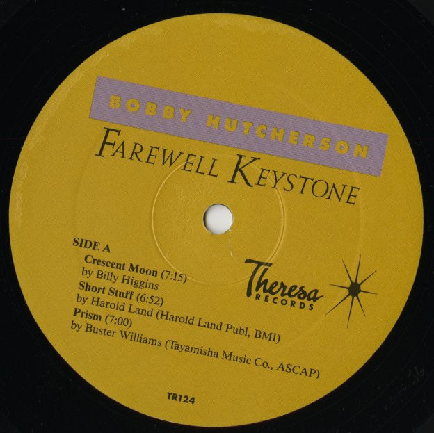 Bobby Hutcherson / ボビー・ハッチャーソン / Farewell Keyatone (TR 124)