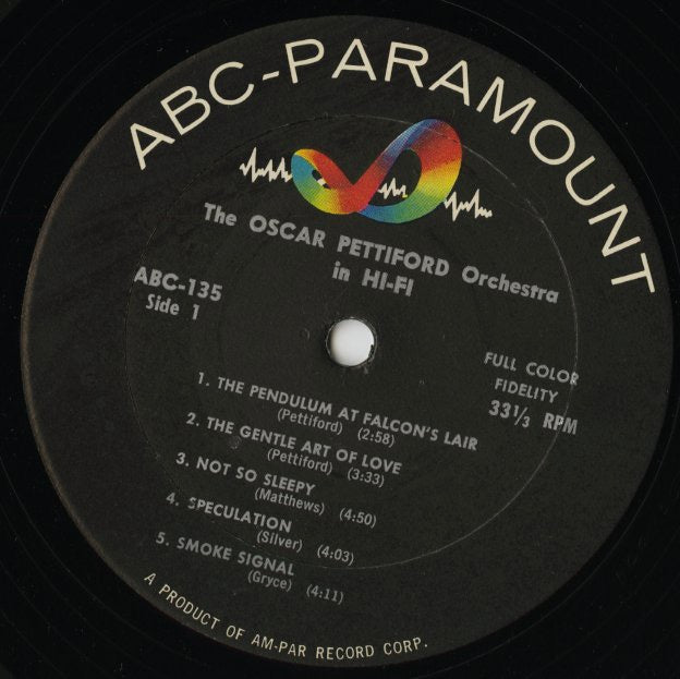 Oscar Pettiford - Orchestra In Hi-Fi (ABC-135) LP 1956 US ABC-Paramount|中古LP