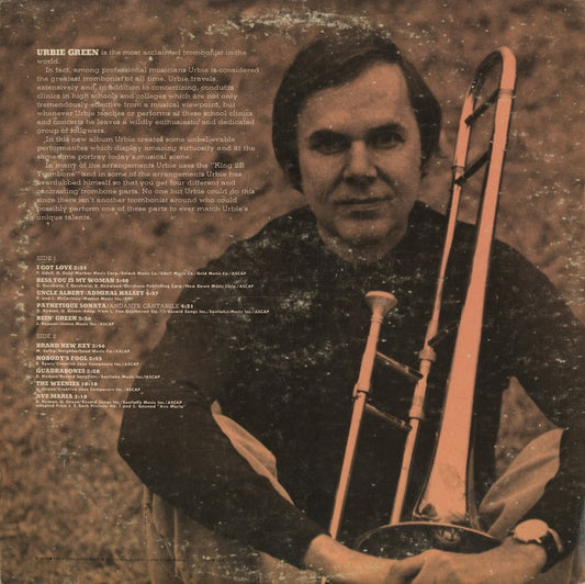 Urbie Green / アービー・グリーン / Bein' Green (PR 5066QD)