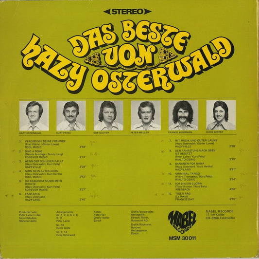 Hazy Osterwald Jetset / Da Beste Von (MSM 30 011)
