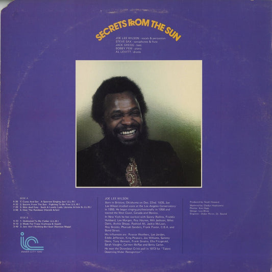 Joe Lee Wilson / ジョー・リー・ウィルソン / Secrets From The Sun (IC0142)