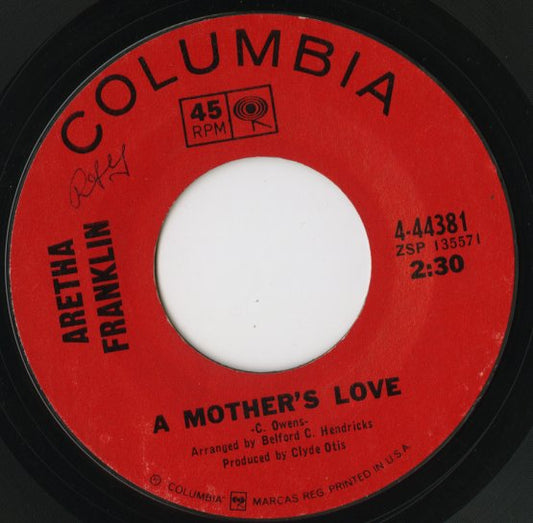 Aretha Franklin / アレサ・フランクリン / Mockingbird / A Mother's Love -7 ( 4-44381 )