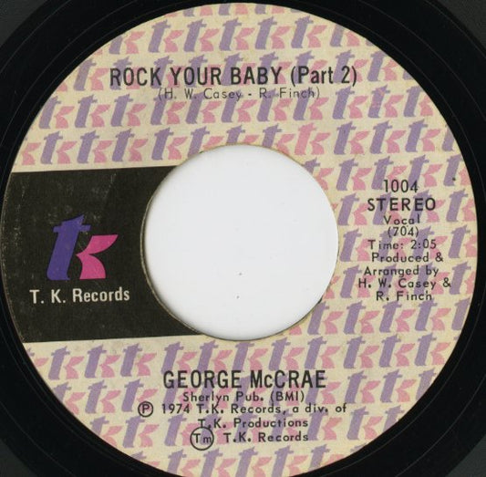 George McCrae / ジョージ・マクレー / Rock Your Baby (part1&2) -7 ( 1004 )