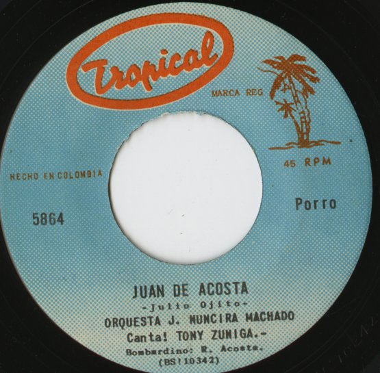 Orquesta J. Nuncia Machado / El Conejo Cotilino / Juan De Acosta -7 ( 5864 )