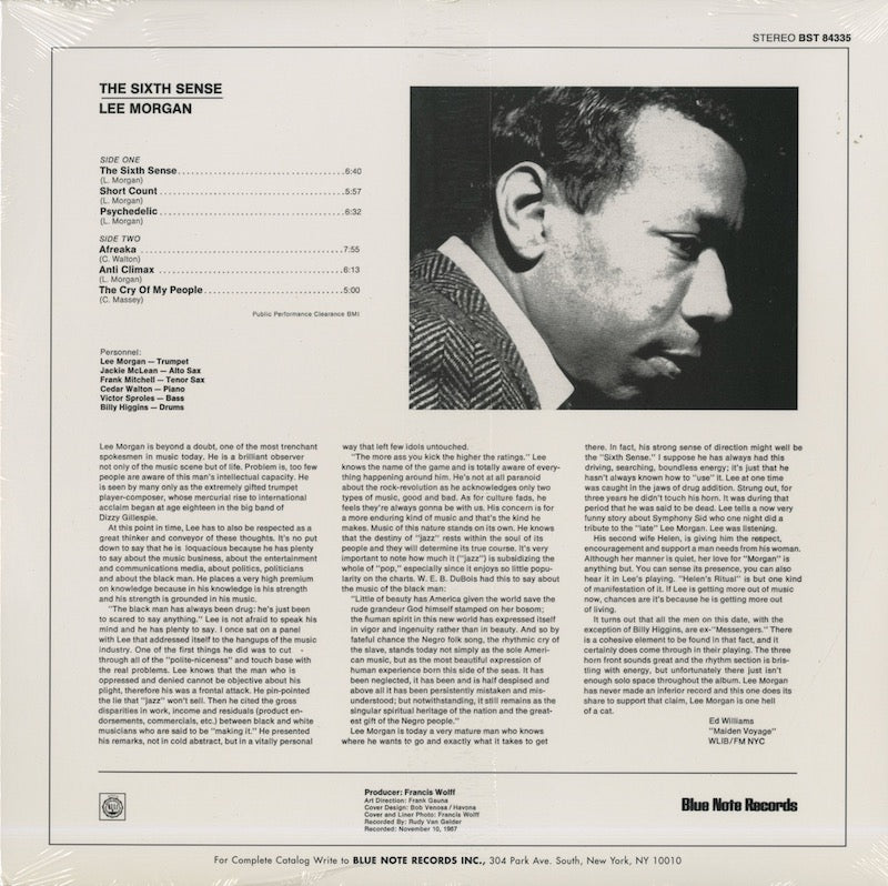 Lee Morgan / リー・モーガン / The Sixth Sense