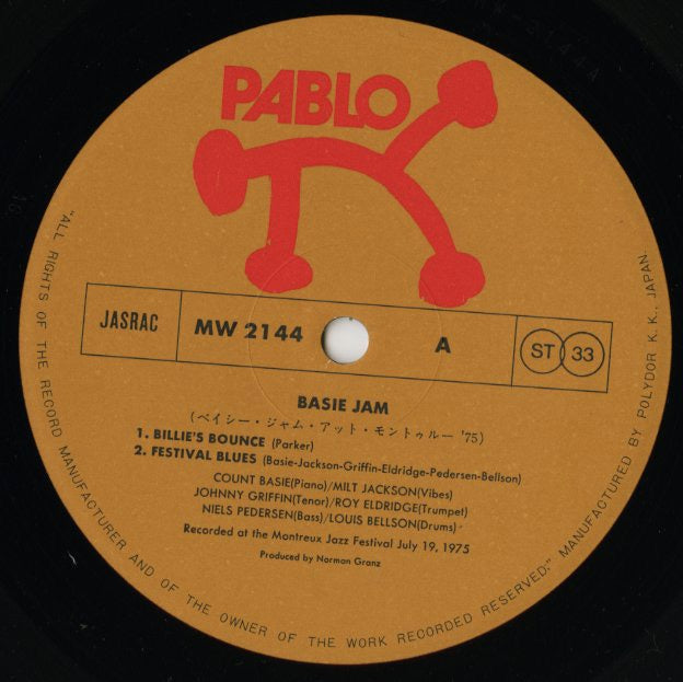 Count Basie / カウント・ベイシー / Basie Jam At Montreux 1975 (MW2144)
