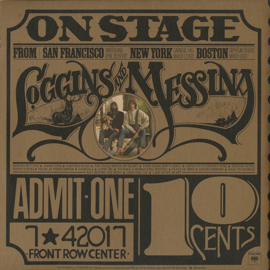 Loggins & Messina / ロギンス&メッシーナ / On Stage -2LP (PG32848)